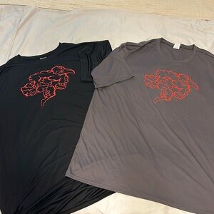 Men’s Big and Tall 4XL Coffeyville Red Raven drifit shirt